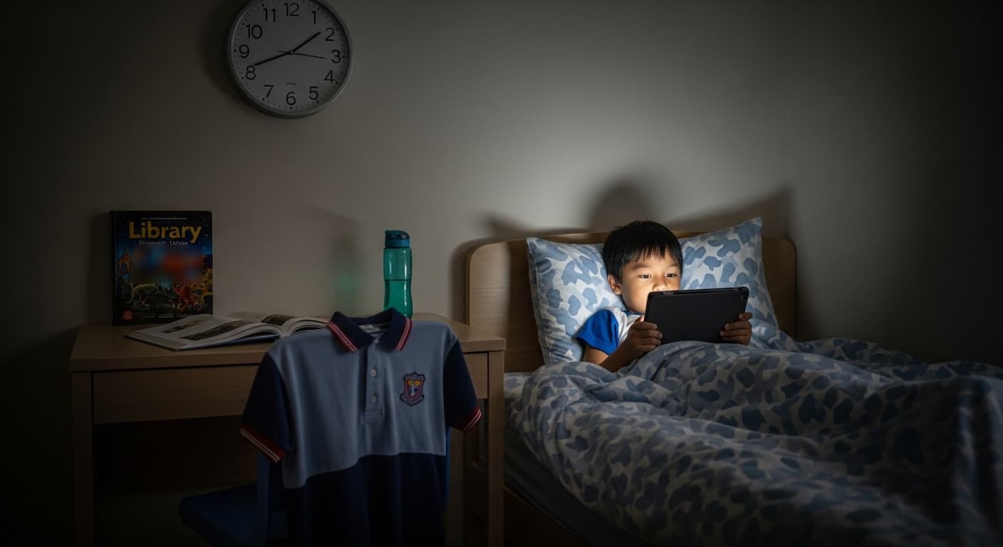 Photograph stimulus: Getting Enough Sleep