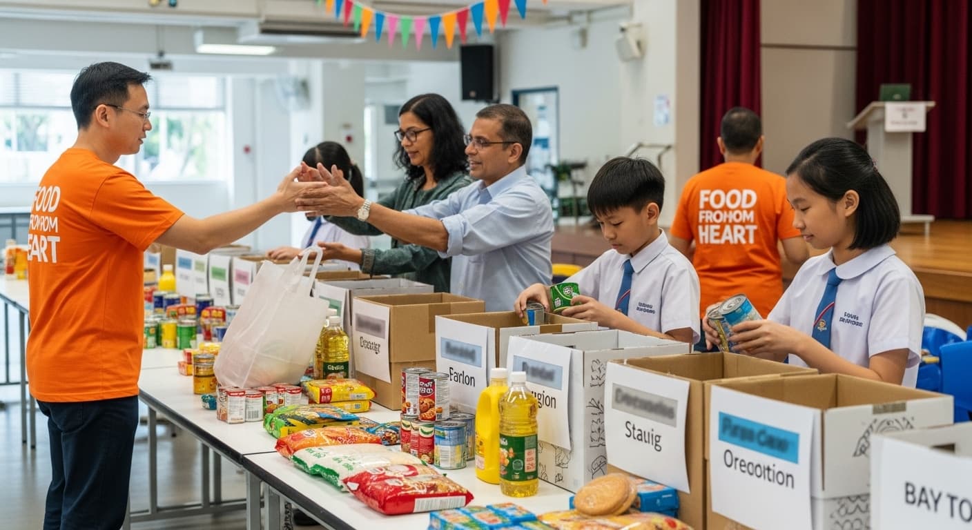 Photograph stimulus: Food Donation Drive